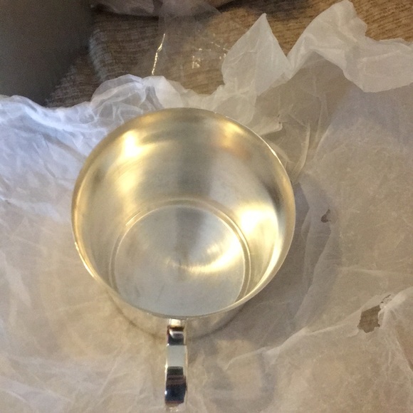 🔘NWT VTG Silver-plated engravable baby cup - Picture 10 of 16